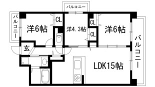 ビオラベールの物件間取画像